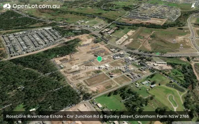 Satellite image for  Rosebank Riverstone Estate - Cnr Junction Rd & Sydney Street, Grantham Farm NSW 2765