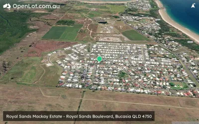 Satellite image for  Royal Sands Mackay Estate - Royal Sands Boulevard, Bucasia QLD 4750