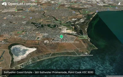 Satellite image for  Saltwater Coast Estate - 165 Saltwater Promenade, Point Cook VIC 3030