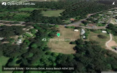 Satellite image for  Saltwater Estate - 314 Avoca Drive, Avoca Beach NSW 2251