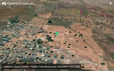 Satellite image for  Samaria Views Estate - Maple Tree Boulevard, Mansfield VIC 3722