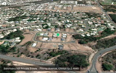 Satellite image for  Sanctuary Hill Private Estate - Fitzroy Avenue, Clinton QLD 4680
