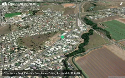 Satellite image for  Sanctuary Park Estate - Sanctuary Drive, Ashfield QLD 4670