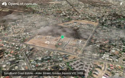 Satellite image for  Sandhurst Crest Estate - Alder Street, Golden Square VIC 3555
