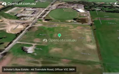 Satellite image for  Scholar’s Row Estate - 46 Tivendale Road, Officer VIC 3809