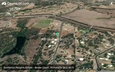 Satellite image for  Scotsman Heights Estate - Breen Court, Mcilwraith QLD 4671