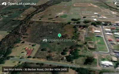 Satellite image for  Sea Mist Estate - 30 Berber Road, Old Bar NSW 2430
