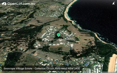 Satellite image for  Seascape Village Estate - Cottesloe Circuit, Red Head NSW 2430