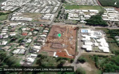 Satellite image for  Serenity Estate - College Court, Little Mountain QLD 4551