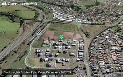 Satellite image for  Shell Heights Estate - Piper Drive, Dunmore NSW 2529