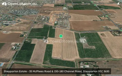 Satellite image for  Shepparton Estate - 35 McPhees Road & 150-180 Channel Road, Shepparton VIC 3630