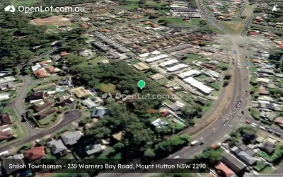 Satellite image for  Shiloh Townhomes - 235 Warners Bay Road, Mount Hutton NSW 2290