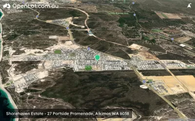 Satellite image for  Shorehaven Estate - 27 Portside Promenade, Alkimos WA 6038
