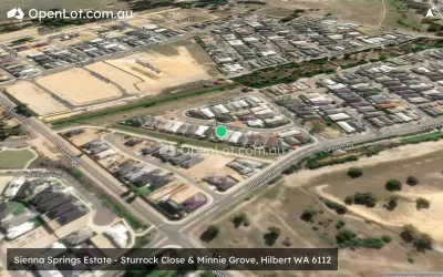 Satellite image for  Sienna Springs Estate - Sturrock Close & Minnie Grove, Hilbert WA 6112
