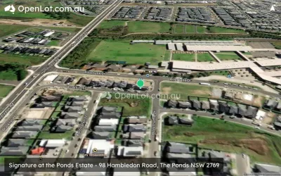 Satellite image for  Signature at the Ponds Estate - 98 Hambledon Road, The Ponds NSW 2769