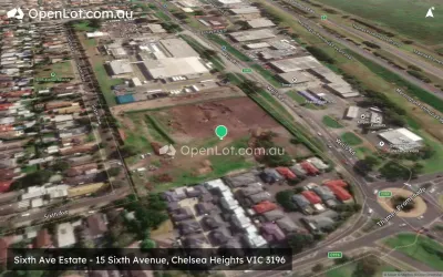 Satellite image for  Sixth Ave Estate - 15 Sixth Avenue, Chelsea Heights VIC 3196