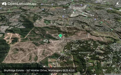 Satellite image for  SkyRidge Estate - 167 Hinkler Drive, Worongary QLD 4213