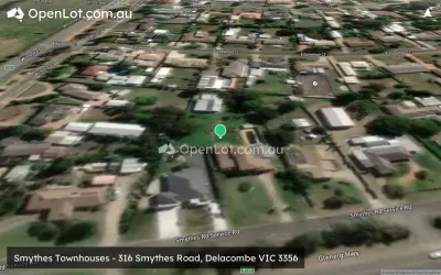 Satellite image for  Smythes Townhouses - 316 Smythes Road, Delacombe VIC 3356