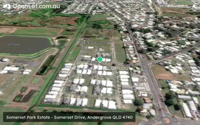 Satellite image for  Somerset Park Estate - Somerset Drive, Andergrove QLD 4740
