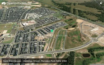 Satellite image for  Somi Residences - Jennings Street, Marsden Park NSW 2765