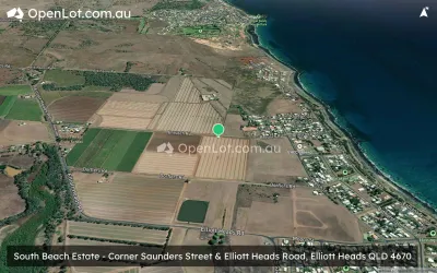 Satellite image for  South Beach Estate - Corner Saunders Street & Elliott Heads Road, Elliott Heads QLD 4670