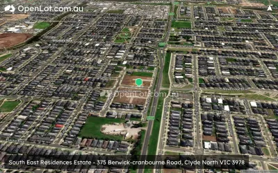 Satellite image for  South East Residences Estate - 375 Berwick-cranbourne Road, Clyde North VIC 3978