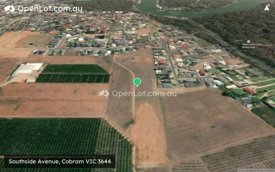 Satellite image for  Southside Avenue, Cobram VIC 3644