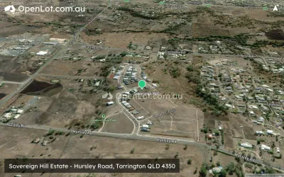 Satellite image for  Sovereign Hill Estate - Hursley Road, Torrington QLD 4350
