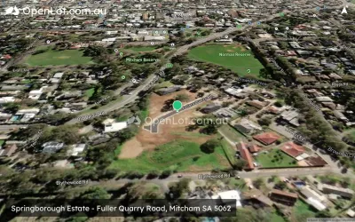 Satellite image for  Springborough Estate - Fuller Quarry Road, Mitcham SA 5062