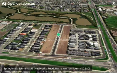 Satellite image for  Springlands Estate - 1135 Glasscocks Road, Narre Warren South VIC 3805