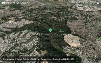 Satellite image for  Springview Village Estate - 7001 Mur Boulevard, Springfield QLD 4300