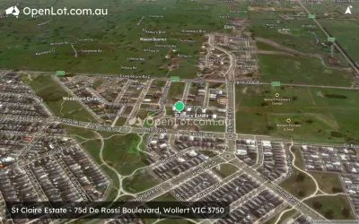Satellite image for  St Claire Estate - 75d De Rossi Boulevard, Wollert VIC 3750