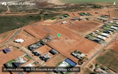 Satellite image for  St Helen's Estate - 535-543 Riverside Avenue, Mildura VIC 3500