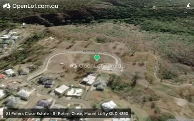 Satellite image for  St Peters Close Estate - St Peters Close, Mount Lofty QLD 4350