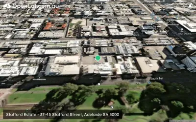 Satellite image for  Stafford Estate - 37-45 Stafford Street, Adelaide SA 5000