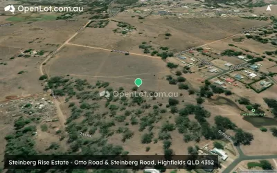 Satellite image for  Steinberg Rise Estate - Otto Road & Steinberg Road, Highfields QLD 4352