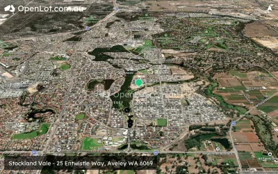 Satellite image for  Stockland Vale - 25 Entwistle Way, Aveley WA 6069