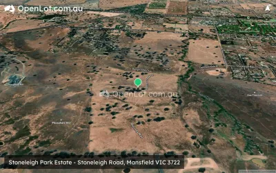 Satellite image for  Stoneleigh Park Estate - Stoneleigh Road, Mansfield VIC 3722