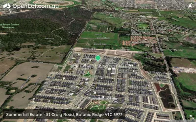 Satellite image for  Summerhill Estate - 51 Craig Road, Botanic Ridge VIC 3977