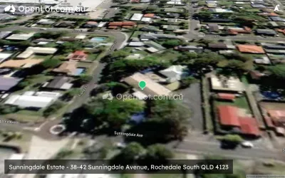 Satellite image for  Sunningdale Estate - 38-42 Sunningdale Avenue, Rochedale South QLD 4123