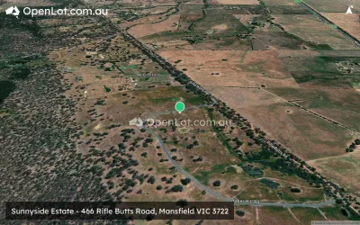 Satellite image for  Sunnyside Estate - 466 Rifle Butts Road, Mansfield VIC 3722