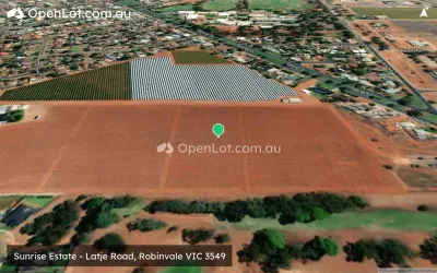 Satellite image for  Sunrise Estate - Latje Road, Robinvale VIC 3549
