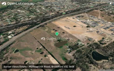 Satellite image for  Sunset Views Estate - 80 Reservoir Road, Broadford VIC 3658