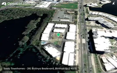 Satellite image for  Sway Townhomes - 281 Birtinya Boulevard, Birtinya QLD 4575