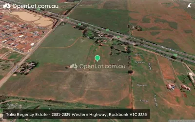 Satellite image for  Talia Regency Estate - 2331-2339 Western Highway, Rockbank VIC 3335