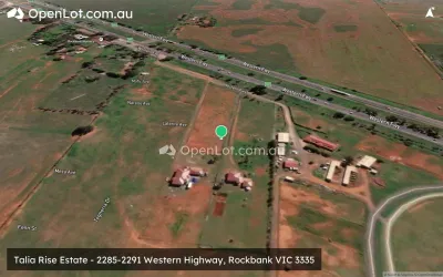 Satellite image for  Talia Rise Estate - 2285-2291 Western Highway, Rockbank VIC 3335