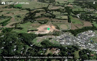 Satellite image for  Tallowood Ridge Estate - 77 Tuckeroo Avenue, Mullumbimby NSW 2482