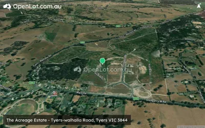 Satellite image for  The Acreage Estate - Tyers-walhalla Road, Tyers VIC 3844