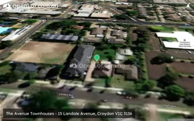 Satellite image for  The Avenue Townhouses - 15 Landale Avenue, Croydon VIC 3136