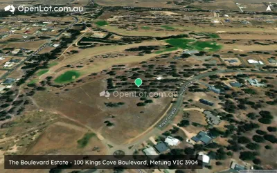 Satellite image for  The Boulevard Estate - 100 Kings Cove Boulevard, Metung VIC 3904
